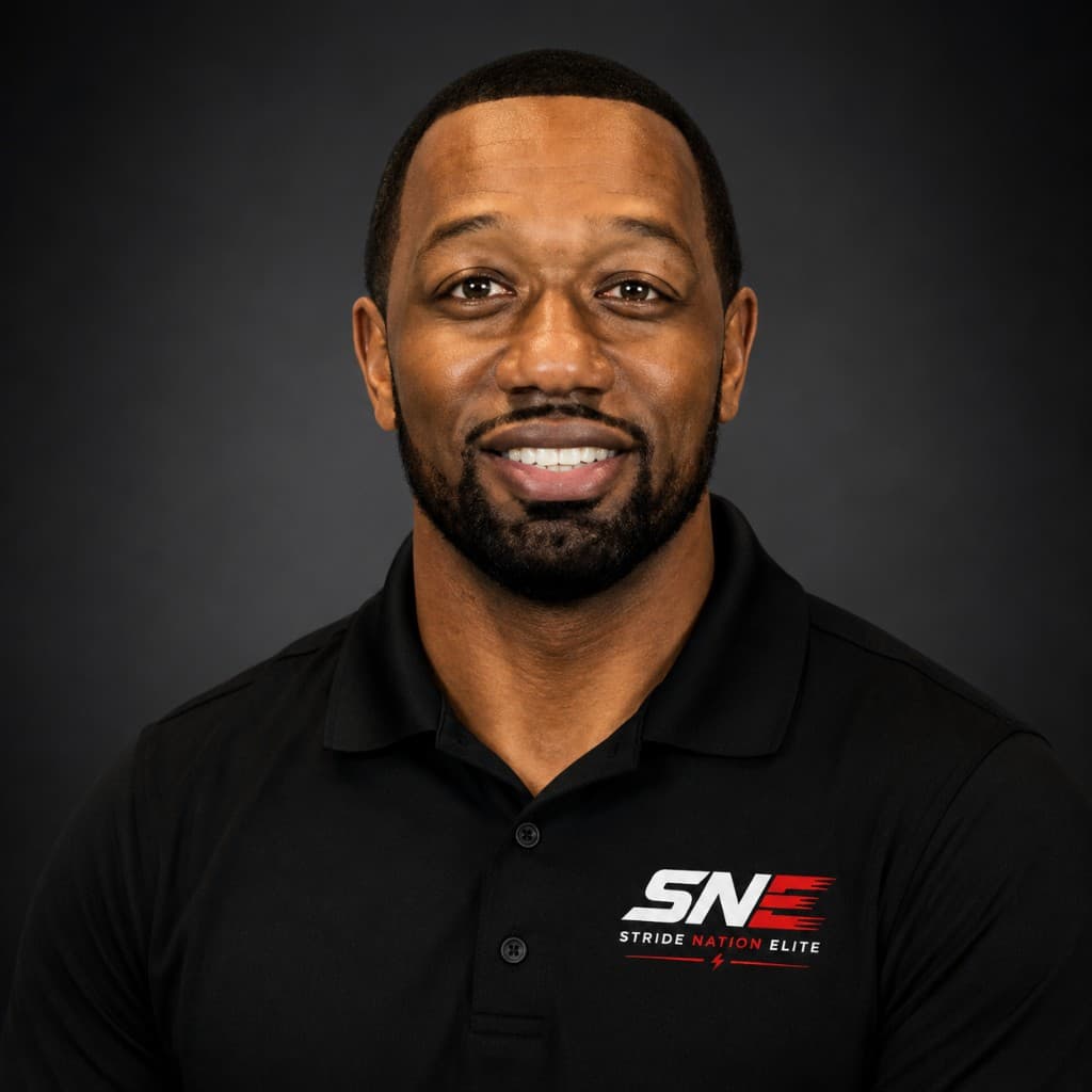 Coach Kenny Woods, Founder of Stride Nation Elite youth track club in Spring, Klein, and Houston, Texas